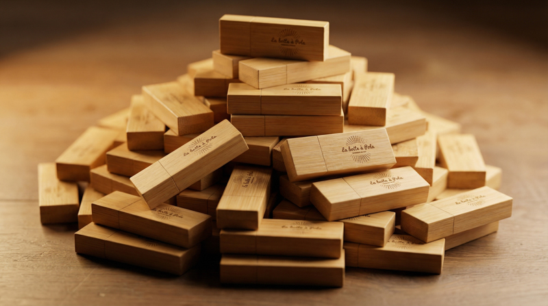 Clé USB en bois